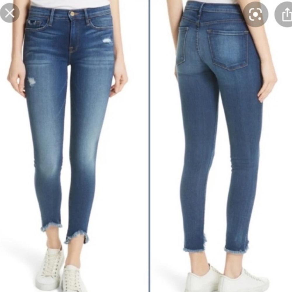 FRAME Le Skinny de Jeanne in Seabright.